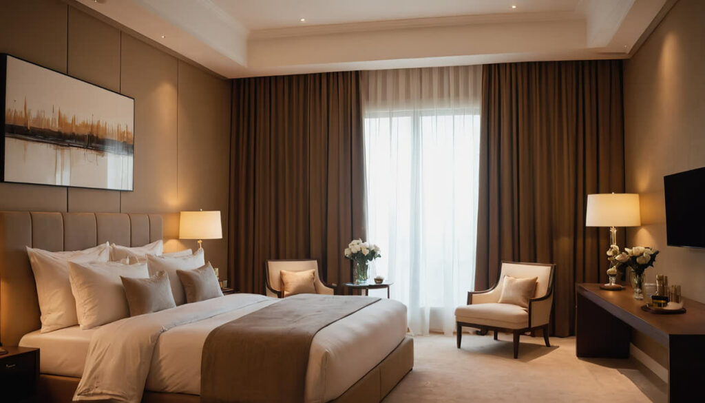Hotel Refurbishment Contractor Based in Scotland, UK - refurbished hotel bedroom