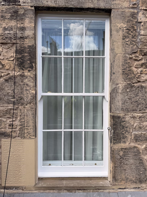 sash window after renovation